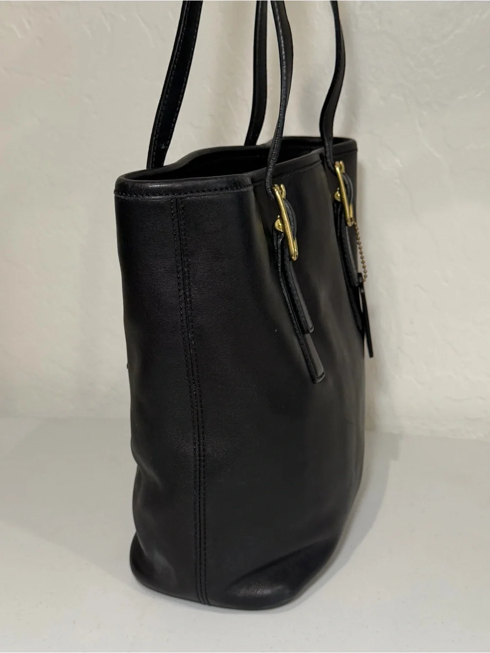 Coach Legacy Black Leather Bucket Bag Vintage